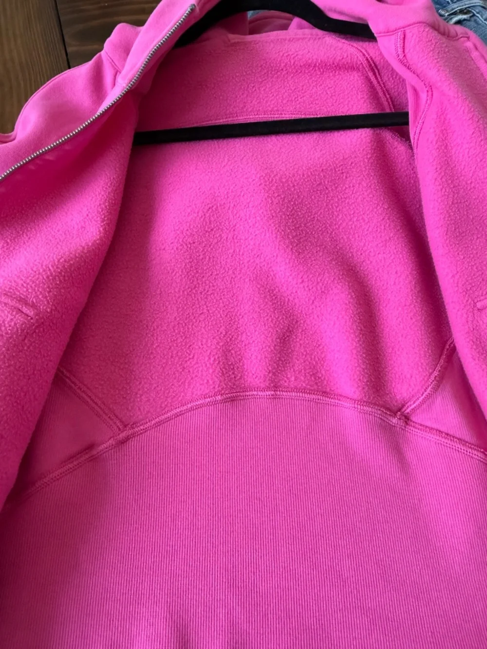 Lululemon Scuba Oversized Full Zip Hoodie in Sonic Pink - Size XS/S